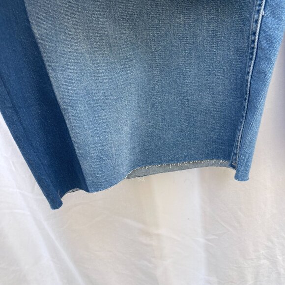 GAP High Rise Wide-Leg Crop Jeans Size 35 (20 Plus ) medium wash - Picture 6 of 12